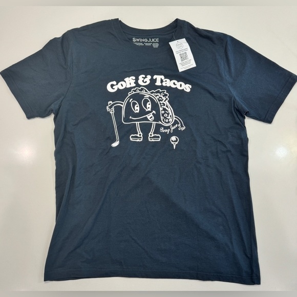 Swing Juice Other - Authentic SwingJuice Golf and Tacos T-Shirt size Medium